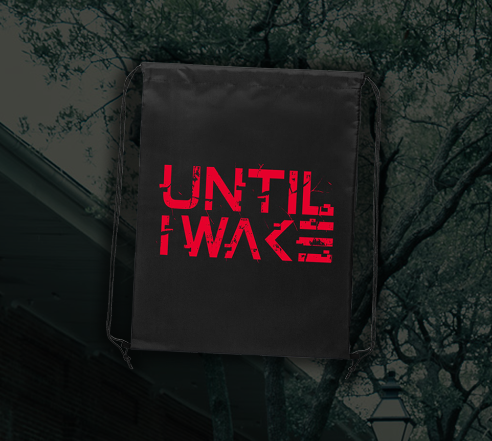 Glitch Logo Drawstring Bag