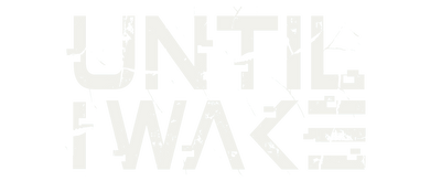 until I wake logo in white on a transparent background