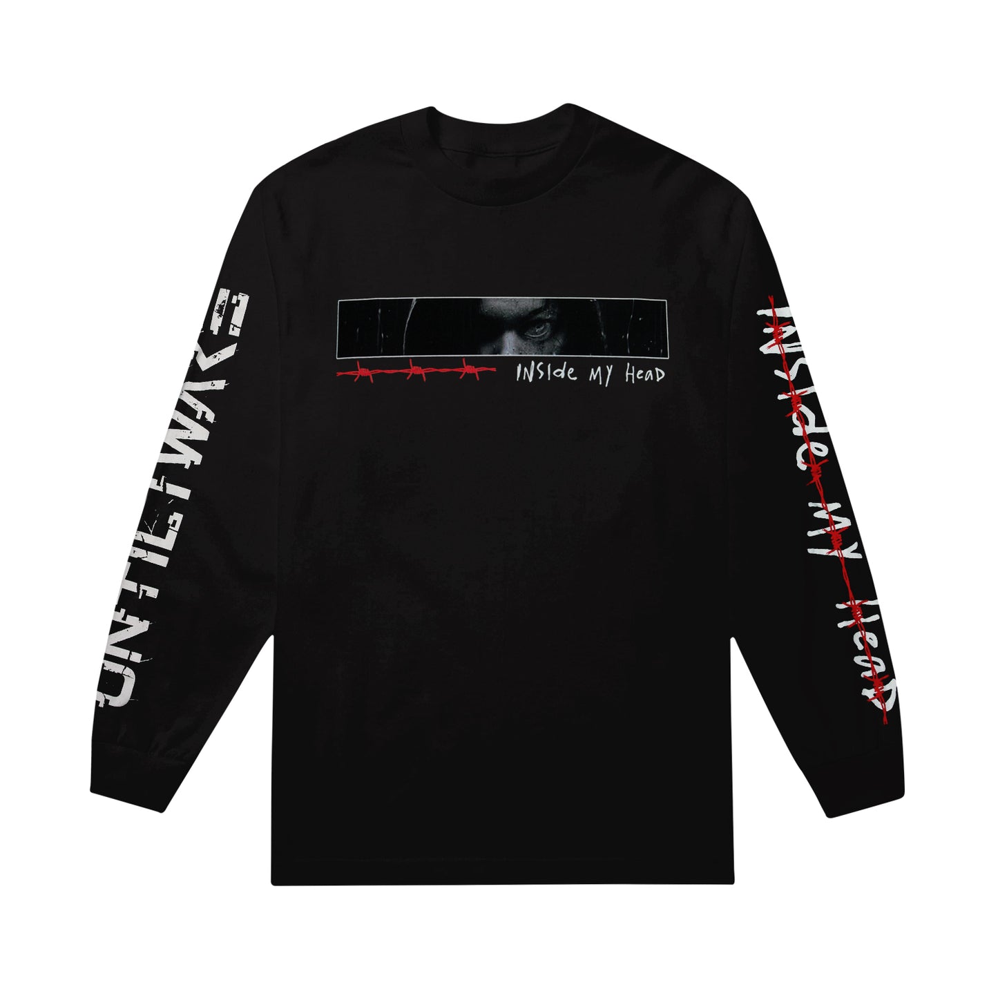 until i wake Inside My Head Black Long Sleeve