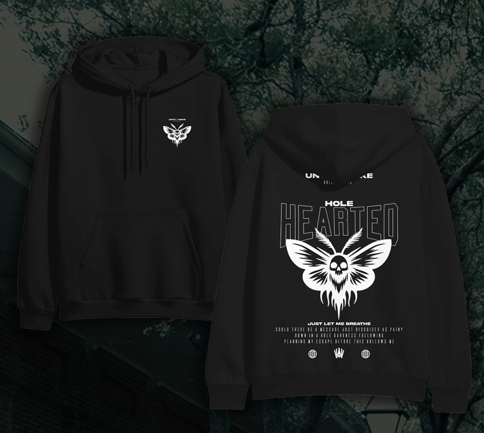 Hole Hearted Black Pullover