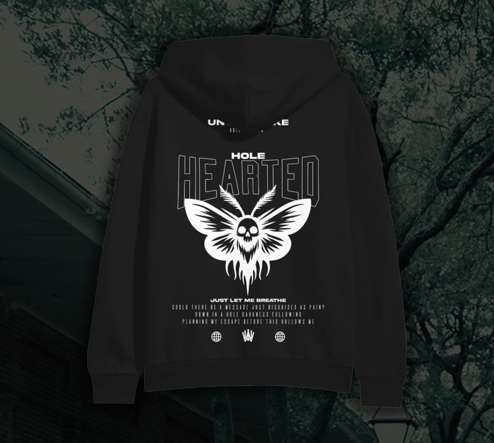 Hole Hearted Black Pullover
